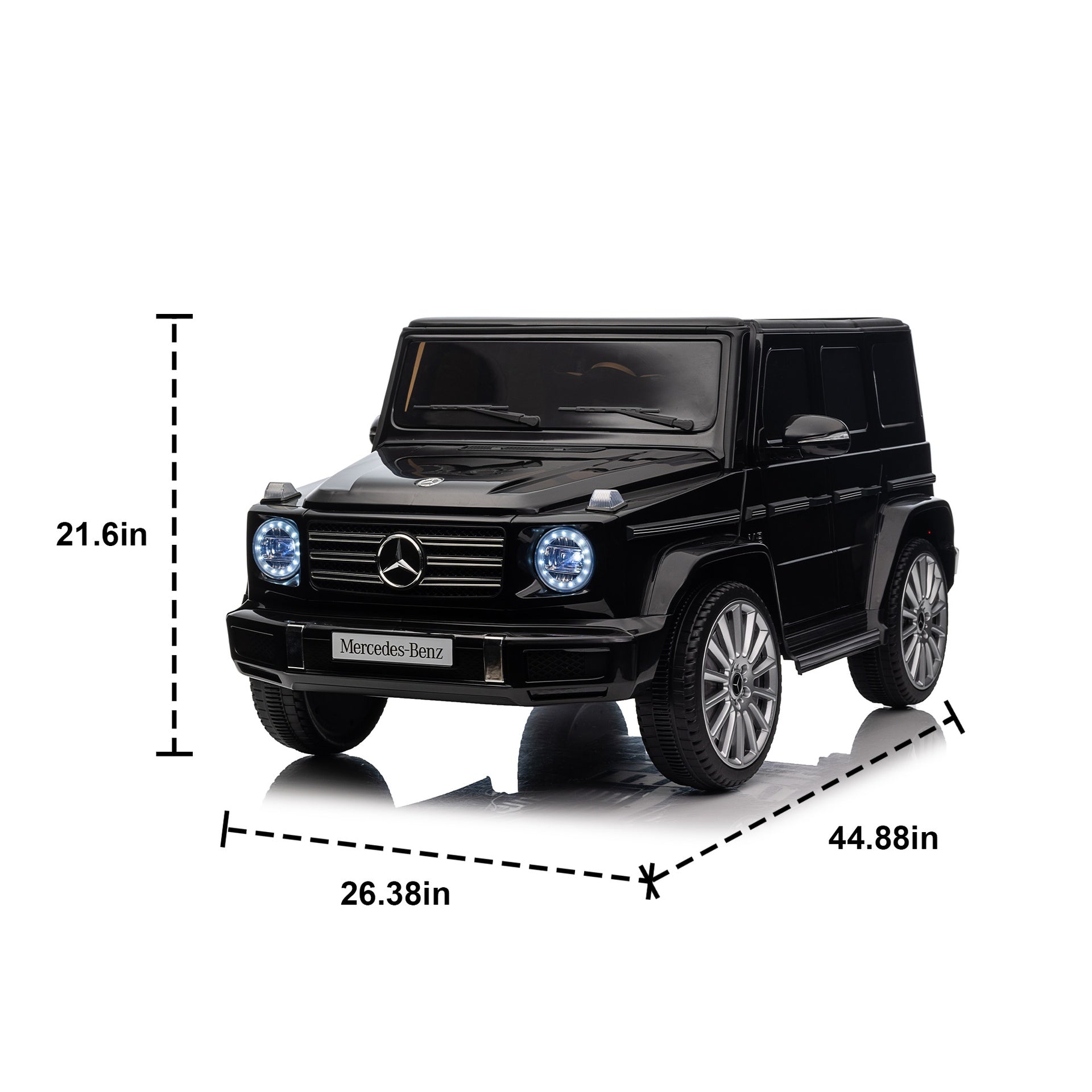Licensed Mercedes-Benz G500,24V Kids ride on toy 2.4G W/Parents Remote Control,electric car for kids,Three speed adjustable,Power display, USB,MP3 ,Bluetooth,LED light,Three-point safety belt