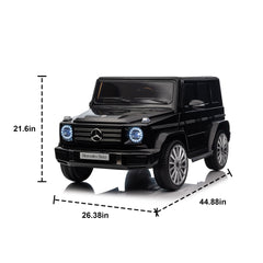 Licensed Mercedes-Benz G500,24V Kids ride on toy 2.4G W/Parents Remote Control,electric car for kids,Three speed adjustable,Power display, USB,MP3 ,Bluetooth,LED light,Three-point safety belt