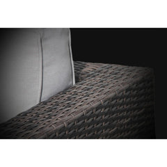 Fully Assembled 2-Piece Rattan Wicker Patio Set with Cushions