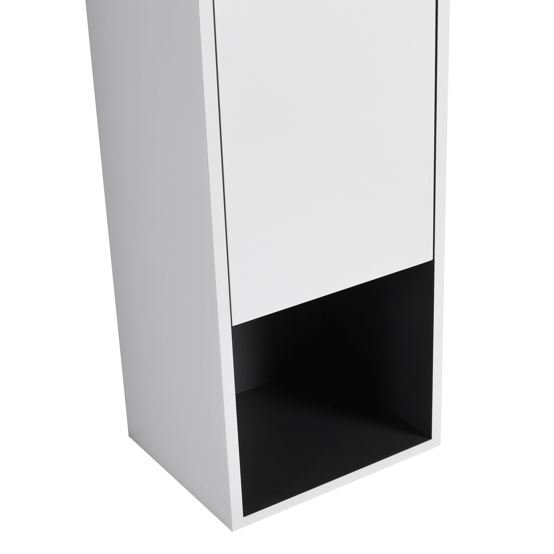 12" Bathroom Side Cabinet,6-Soft Close Doors,Float Mounting Design,0112WH*3-0212WH-K*3(KD-Packing)