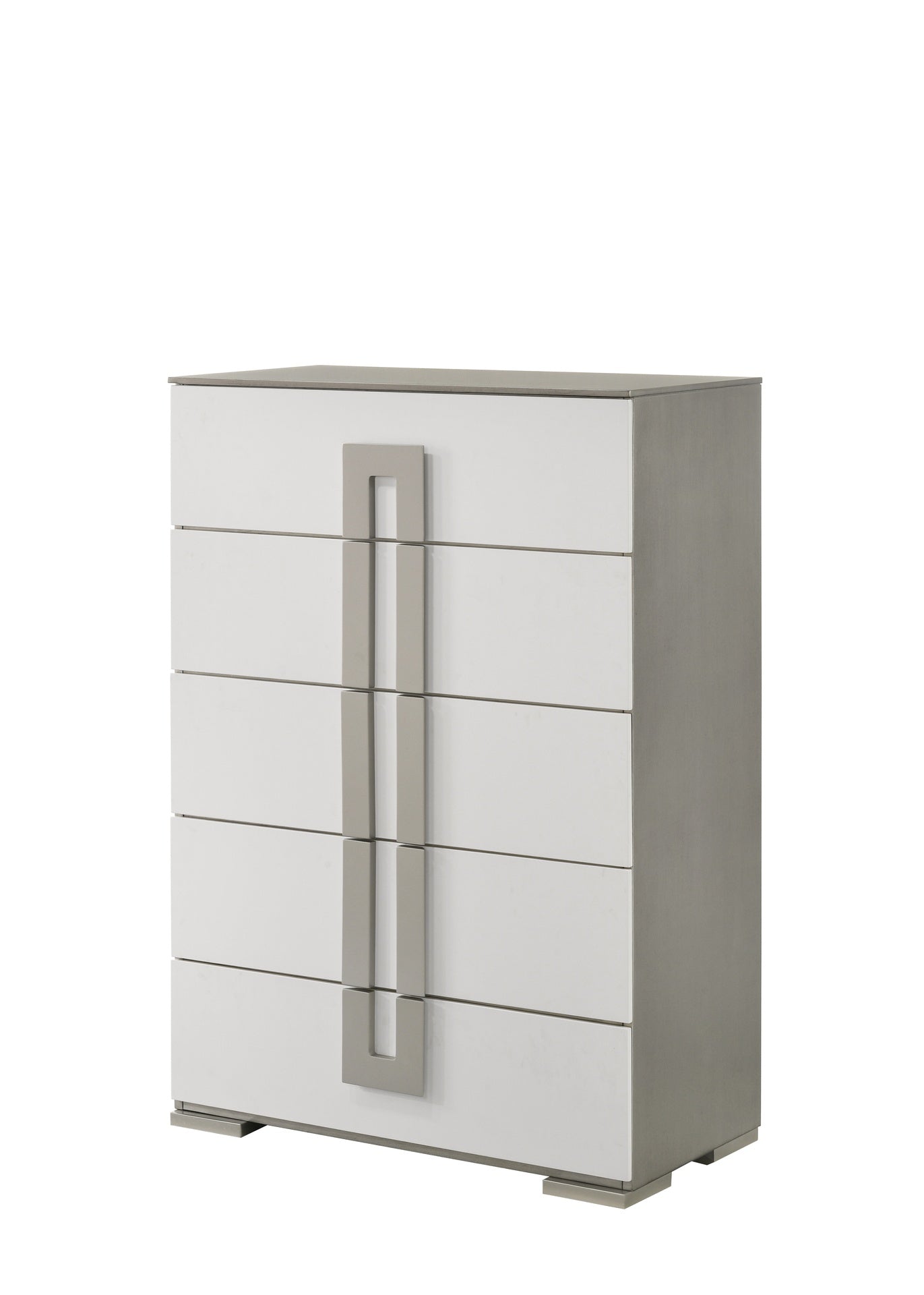 Olivia Contemporary Style 5-Drawer Chest Made with Wood in White  same as B009P241739 (CA inventory)