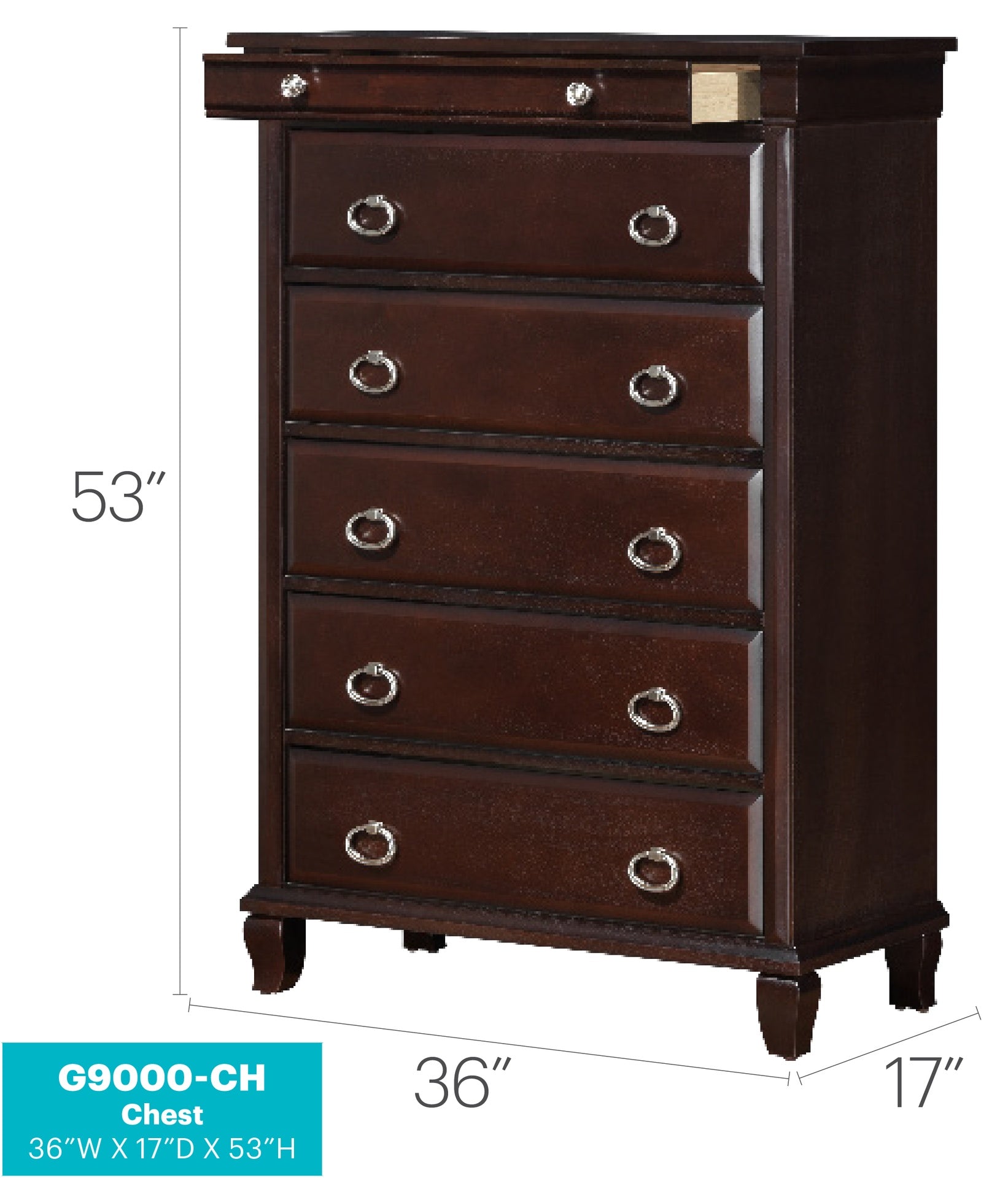 Triton G9000-CH Chest , Cappuccino