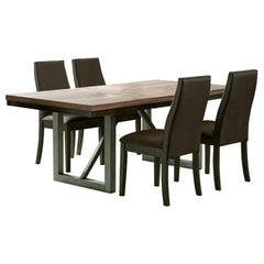 Holloway Chocolate 5-piece Dining Set