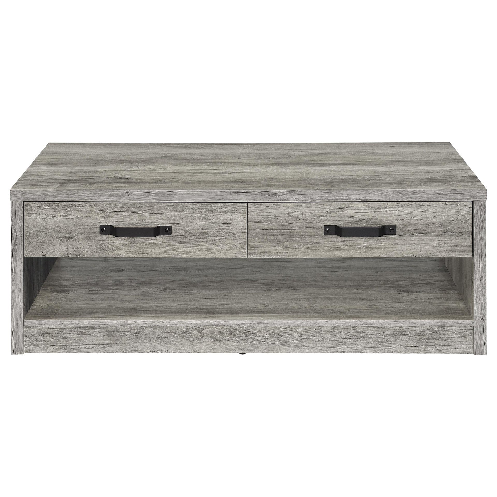 Nuberg Grey Driftwood 2-drawer Coffee Table
