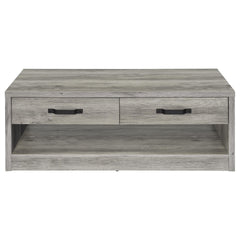 Nuberg Grey Driftwood 2-drawer Coffee Table