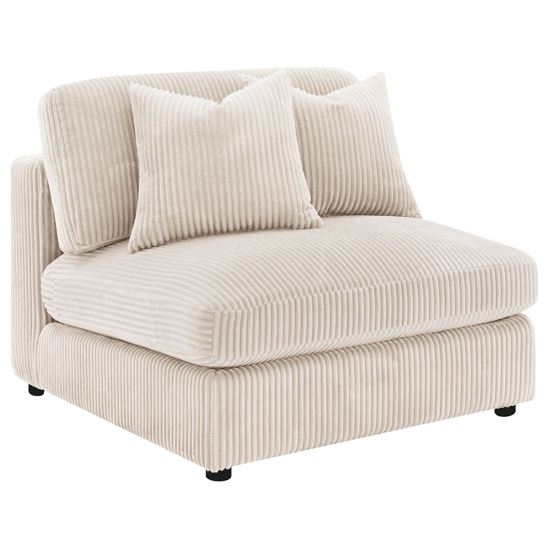 Cassidy Sand Upholstered Armless Chair