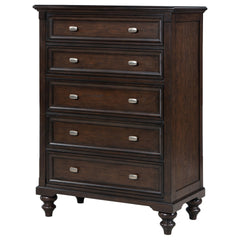 Berwick Dark Oak 5-drawer Chest