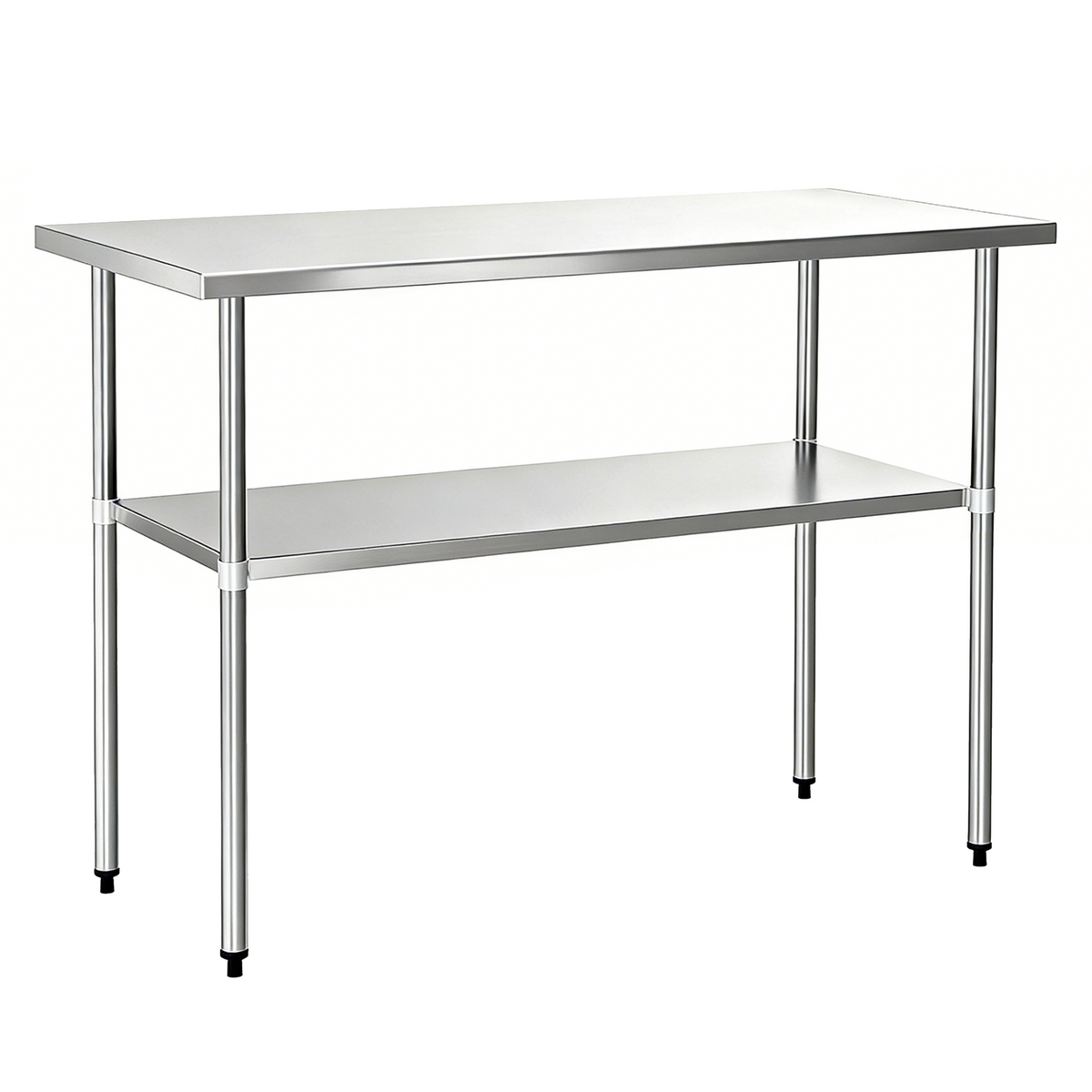 30" x 72" 18-Gauge Stainless Steel Commercial Work Table