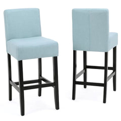 [OLD SKU: 52480.00F] 30-inch Fabric Barstool with Solid Wood Frame (Set of 2)
