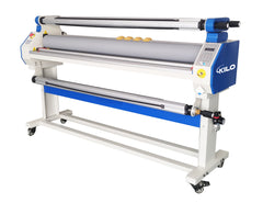 Full-Auto Cold Laminator Machine with Heat Assisted and Trimmer, 67" Wide Format, Max laminating speed 40 ft/min