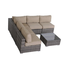 Fully Assembled 4-Piece Wicker Patio Set with Premium Cushions