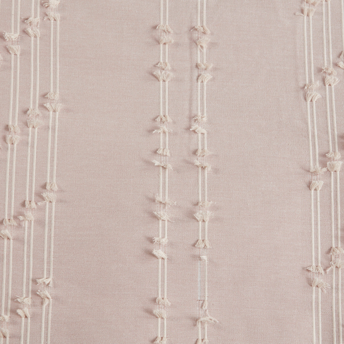 3 Piece Cotton Jacquard Comforter Set Blush King/Cal King