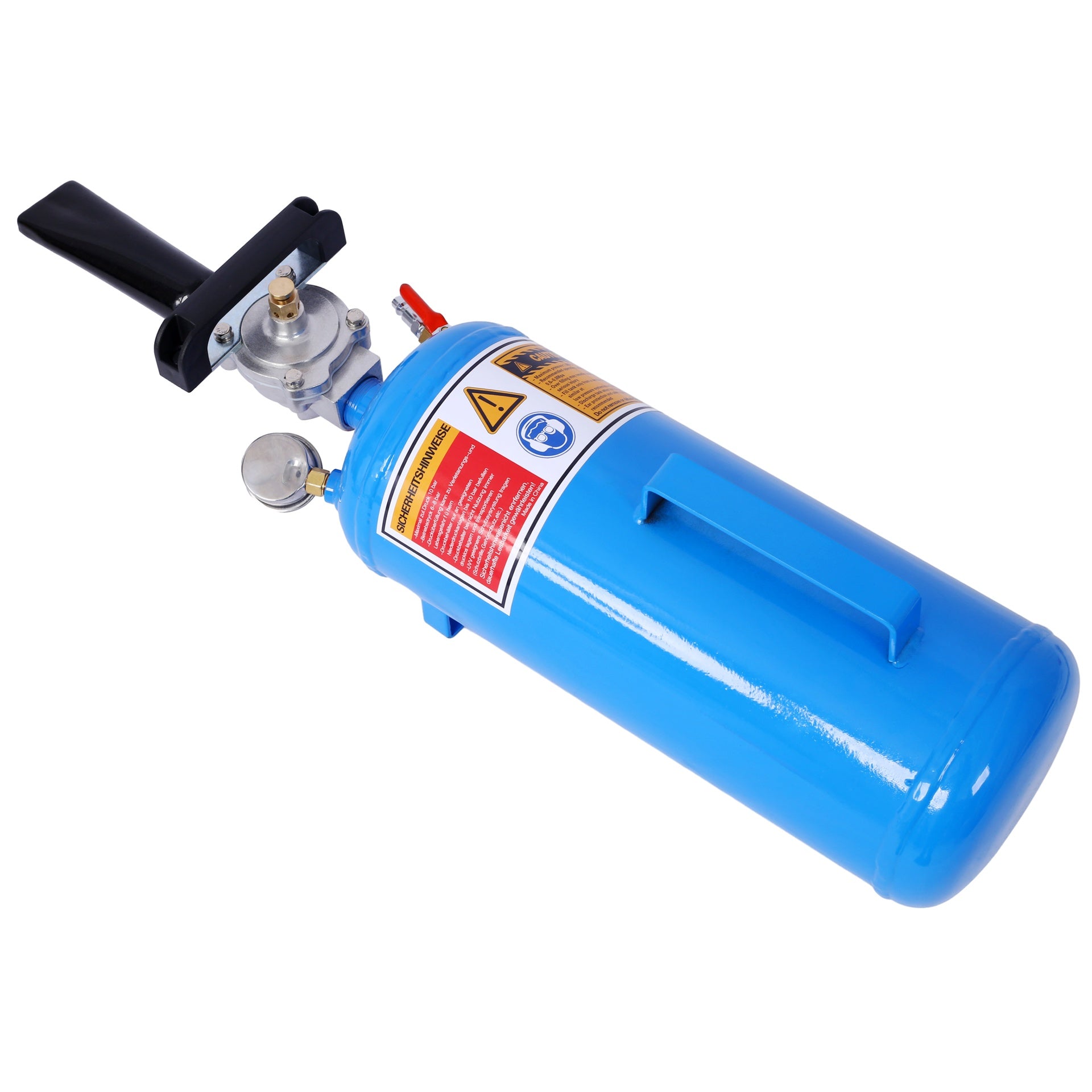 Tire Bead Seater, 1.8Gal/7L Air Tire Bead Blaster, 120 PSI Handheld Bead Bazooka, Portable Tire Inflator Tool, 85-116 PSI Operating Pressure for Motorcycle ATV Car and Automobile Repair