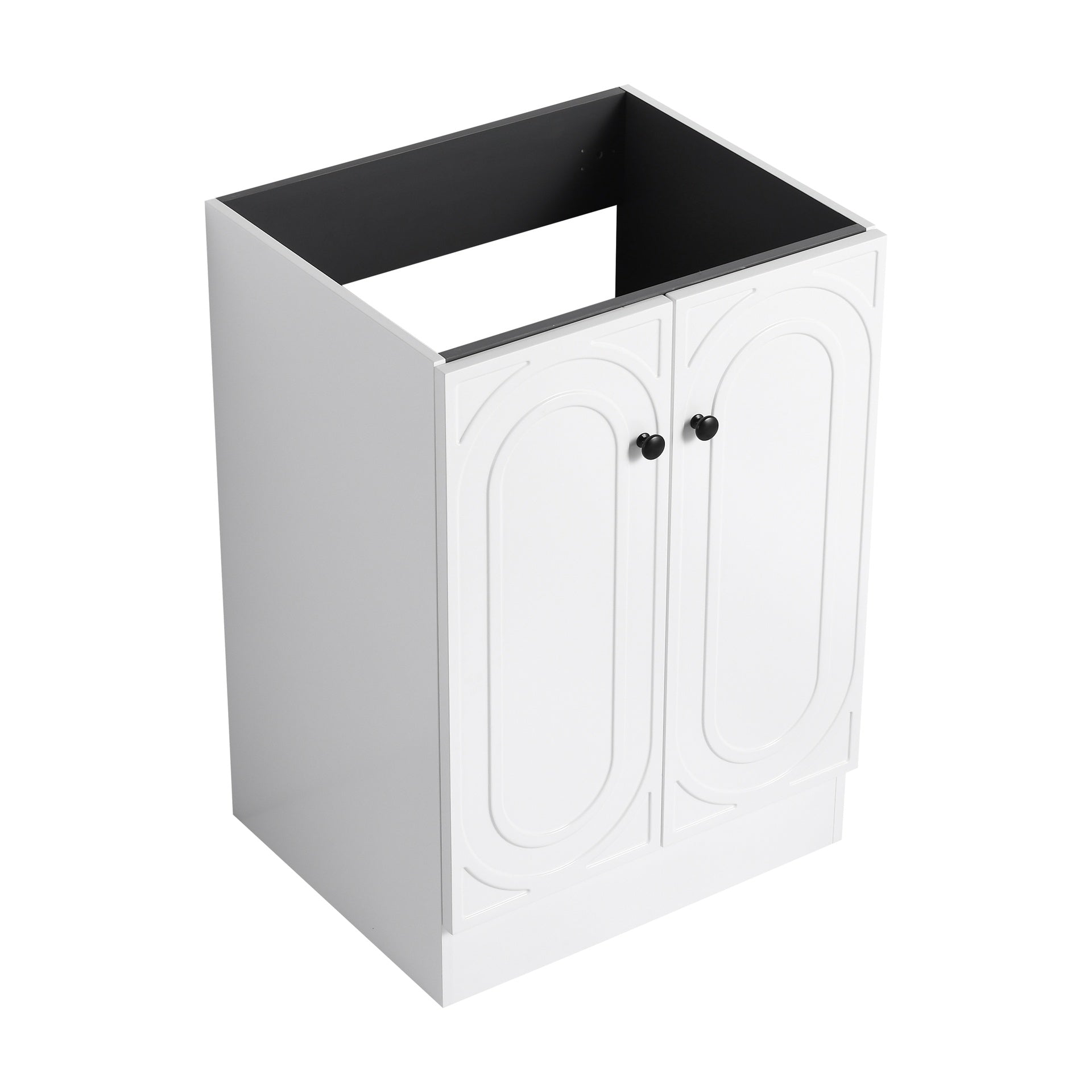 24" Freestanding Bathroom Vanity  & 2 Soft-Close Cabinet Doors (KD-Packing)-Excluding Sink