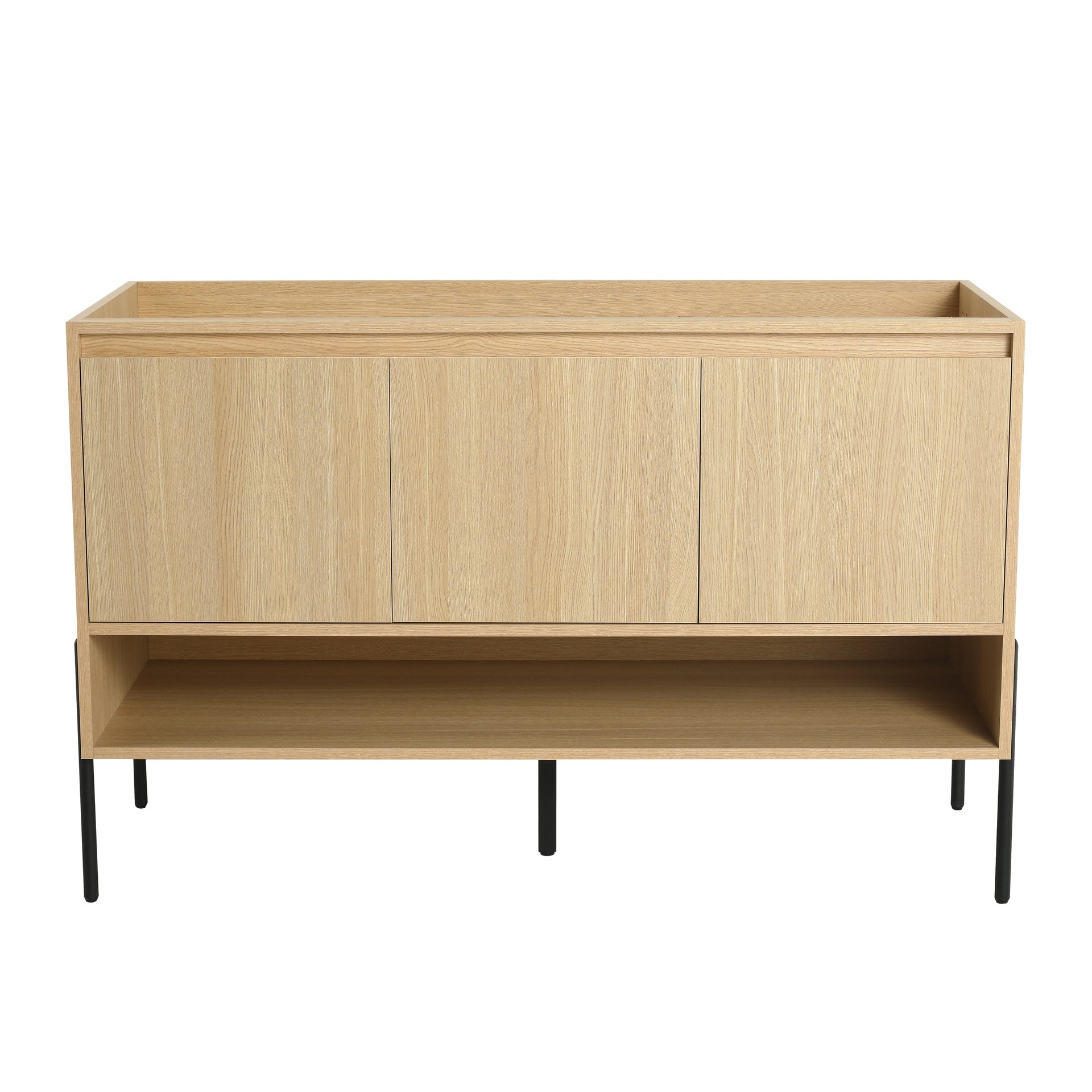 48" Freestanding Bathroom Vanity & 3 Soft-Close Cabinet Doors (KD-Packing)-Excluding Sink
