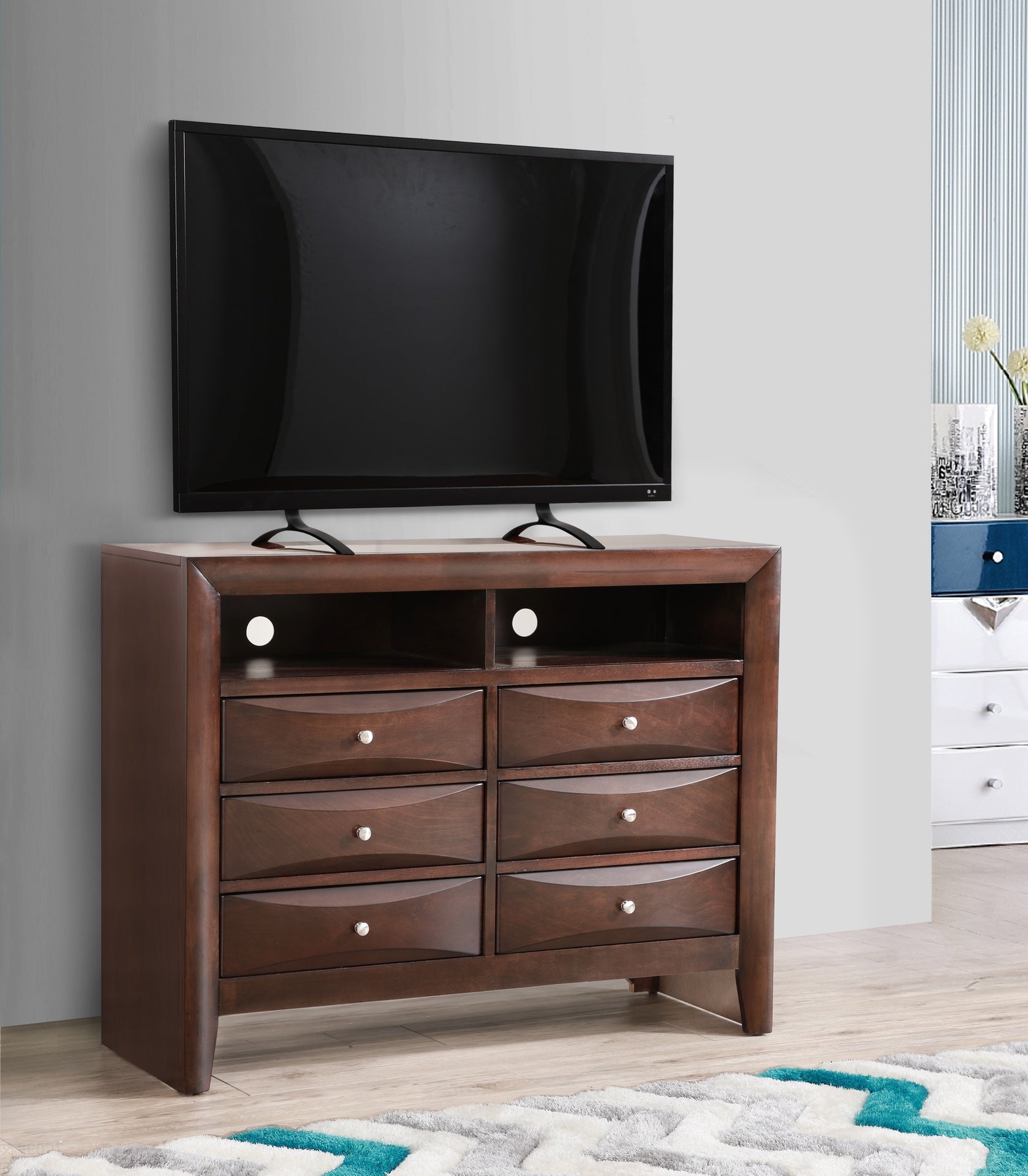 Marilla G1525-TV2 Media Chest , Cappuccino
