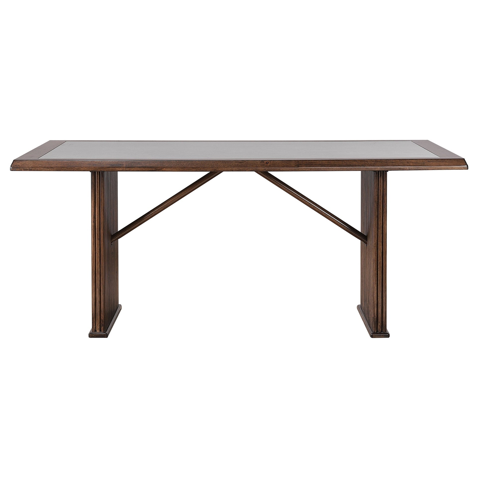 Wawona Brown 7-piece Rectangular Dining Table Set