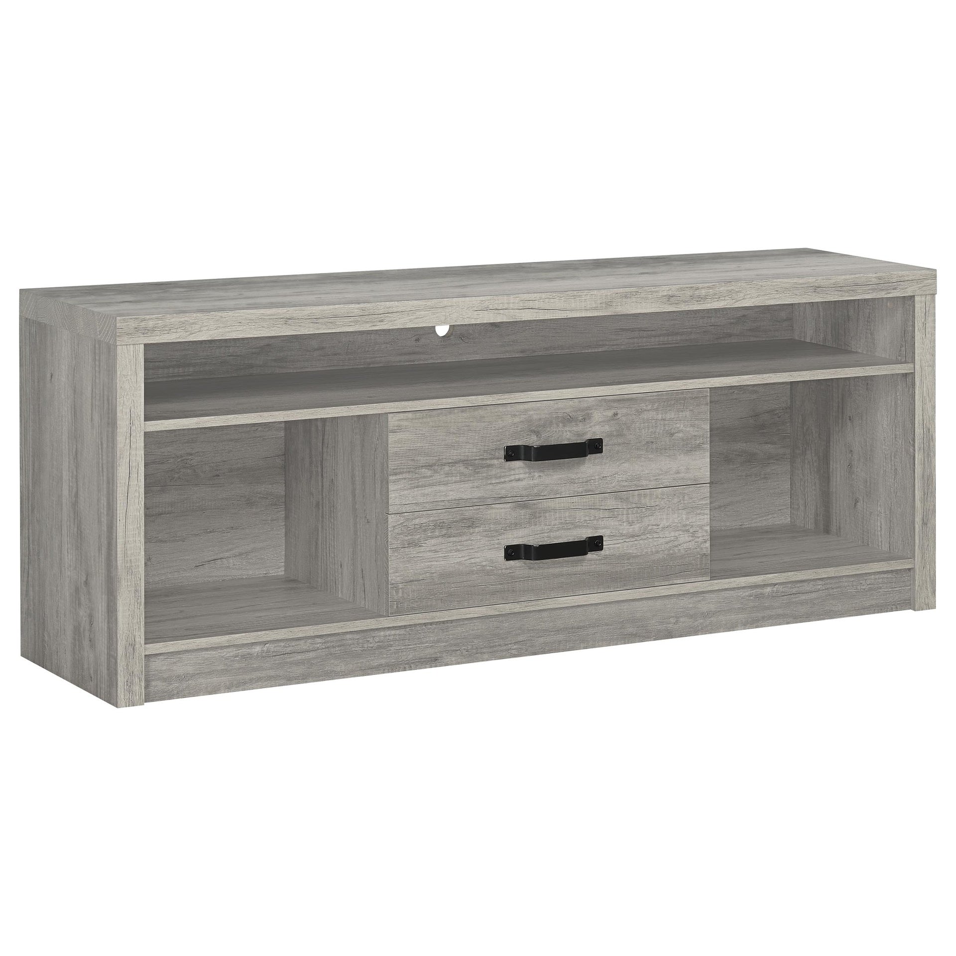 Conifer Grey Driftwood 3-piece TV Entertainment Center