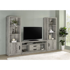 Conifer Grey Driftwood 3-piece TV Entertainment Center