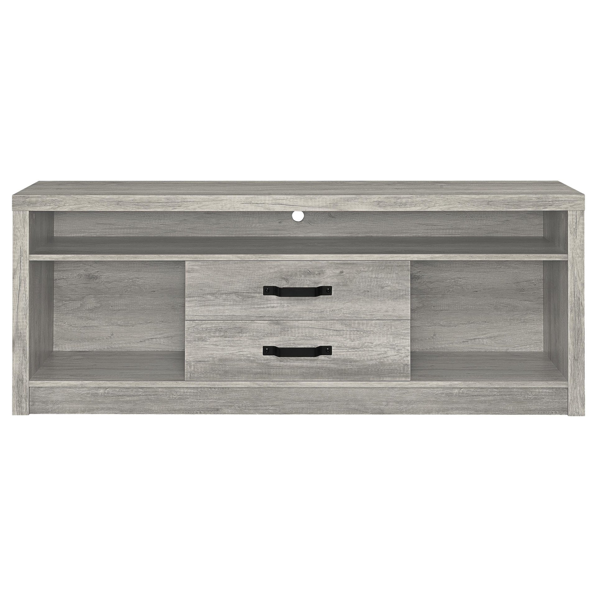Conifer Grey Driftwood 3-piece TV Entertainment Center