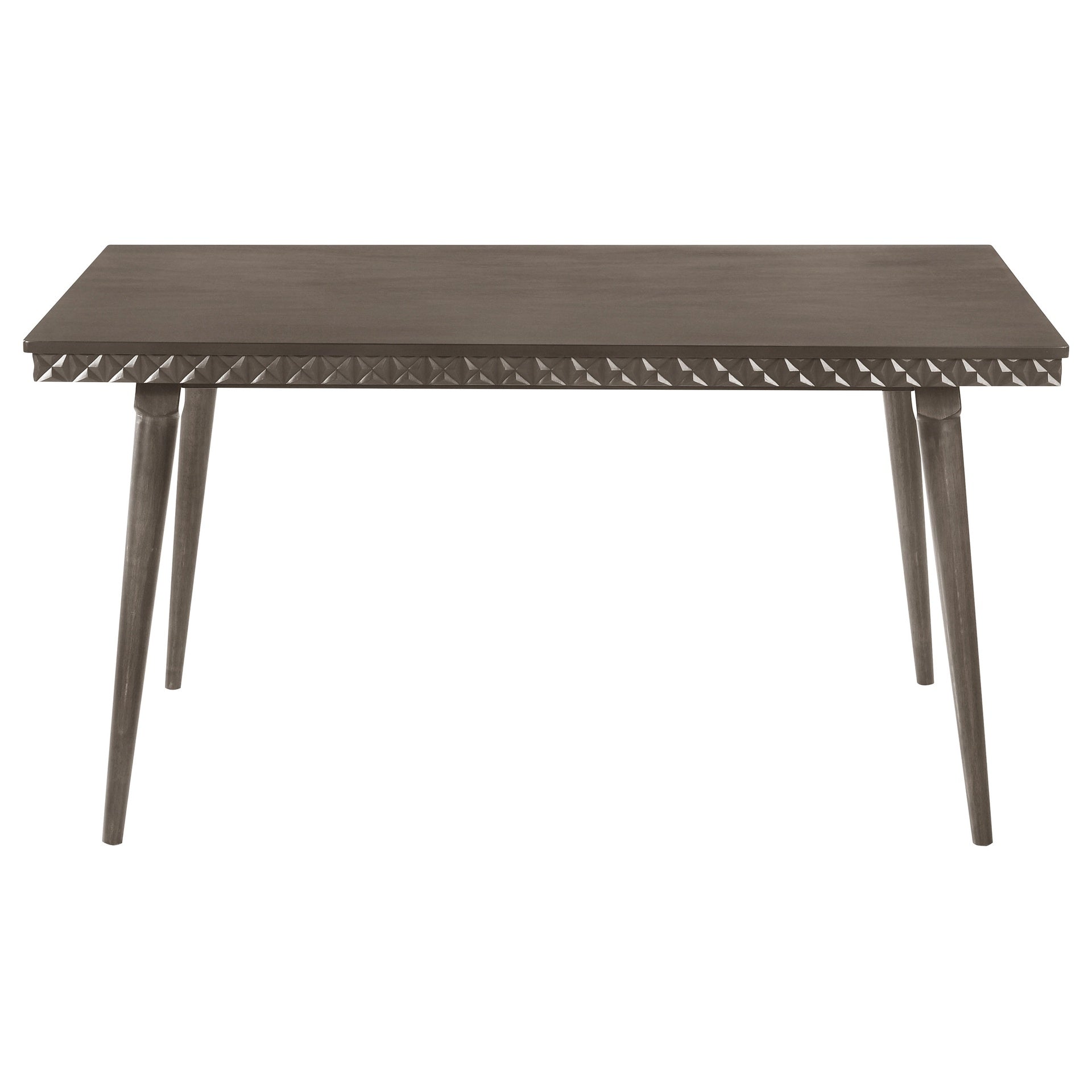Perkins Dark Brown Rectangular Wood Dining Table