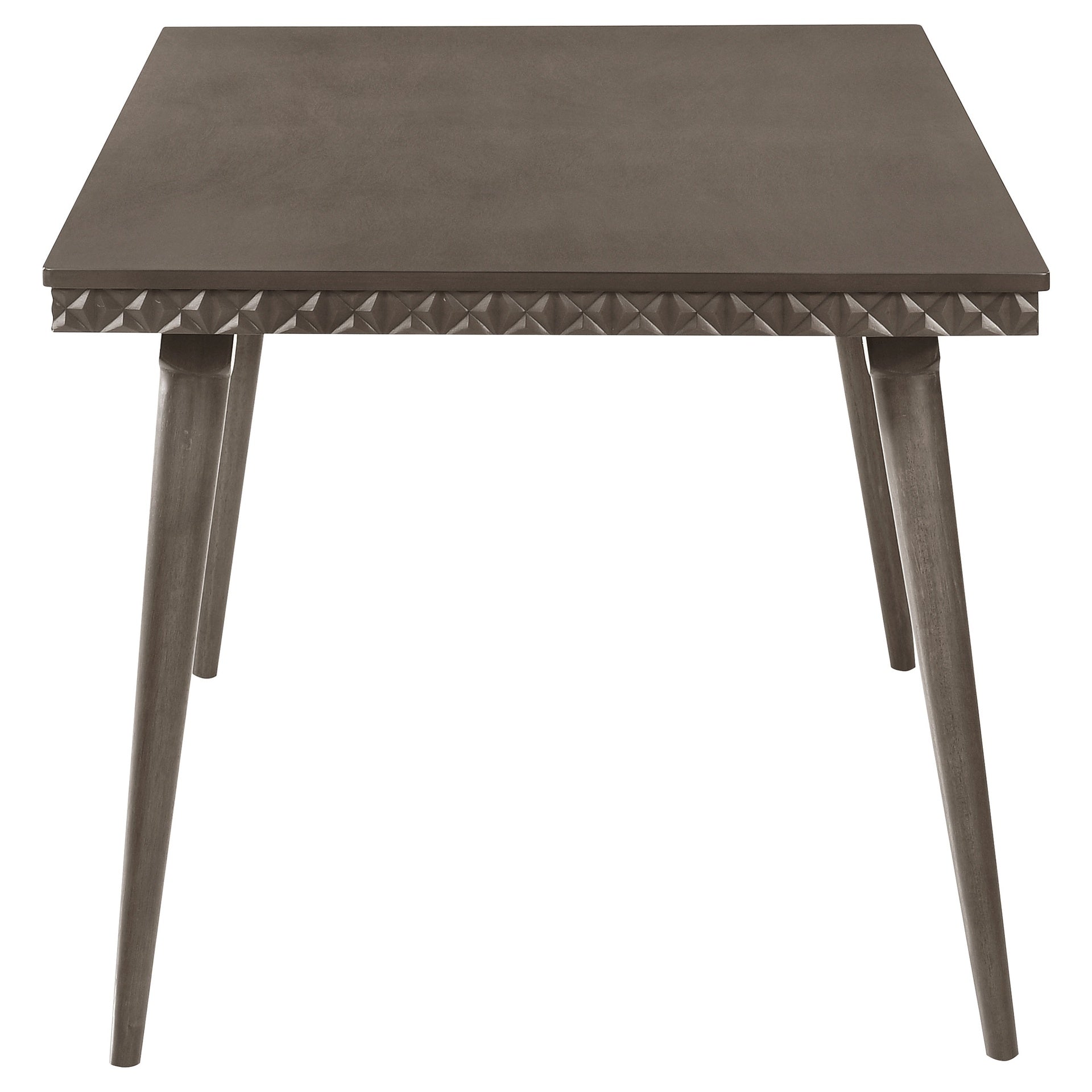 Perkins Dark Brown Rectangular Wood Dining Table