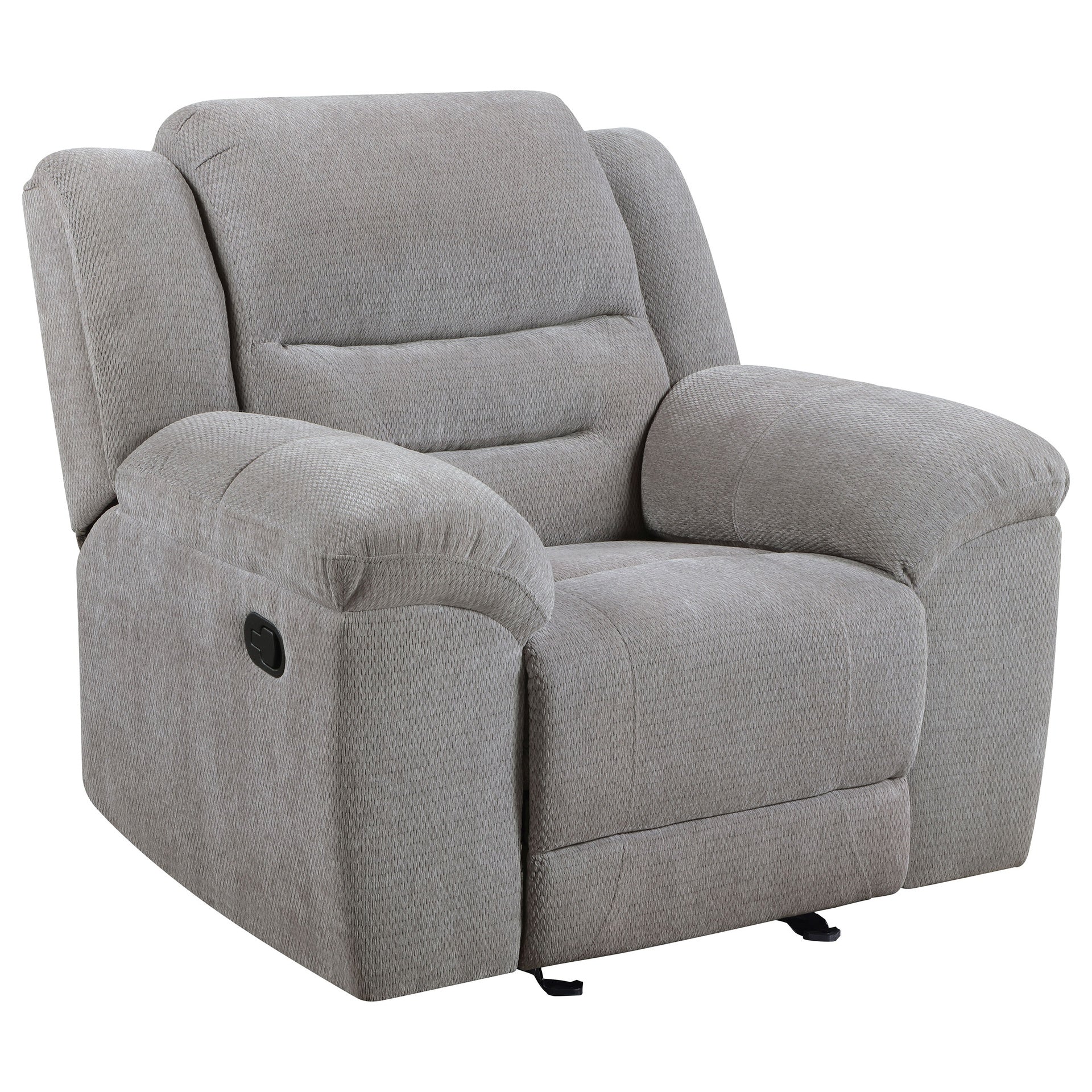 Sebring Grey Upholstered Glider Recliner Chair
