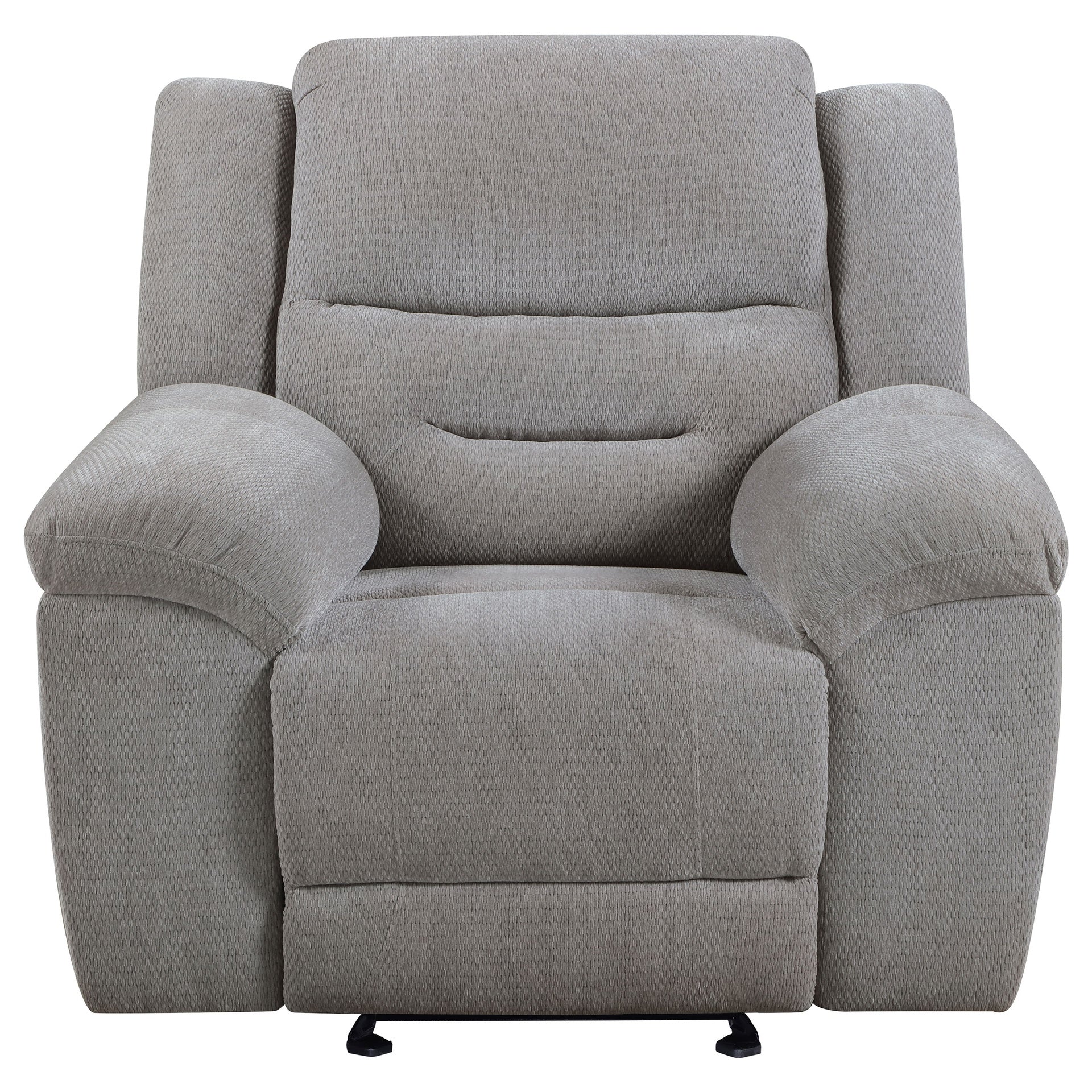 Sebring Grey Upholstered Glider Recliner Chair