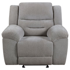 Sebring Grey Upholstered Glider Recliner Chair