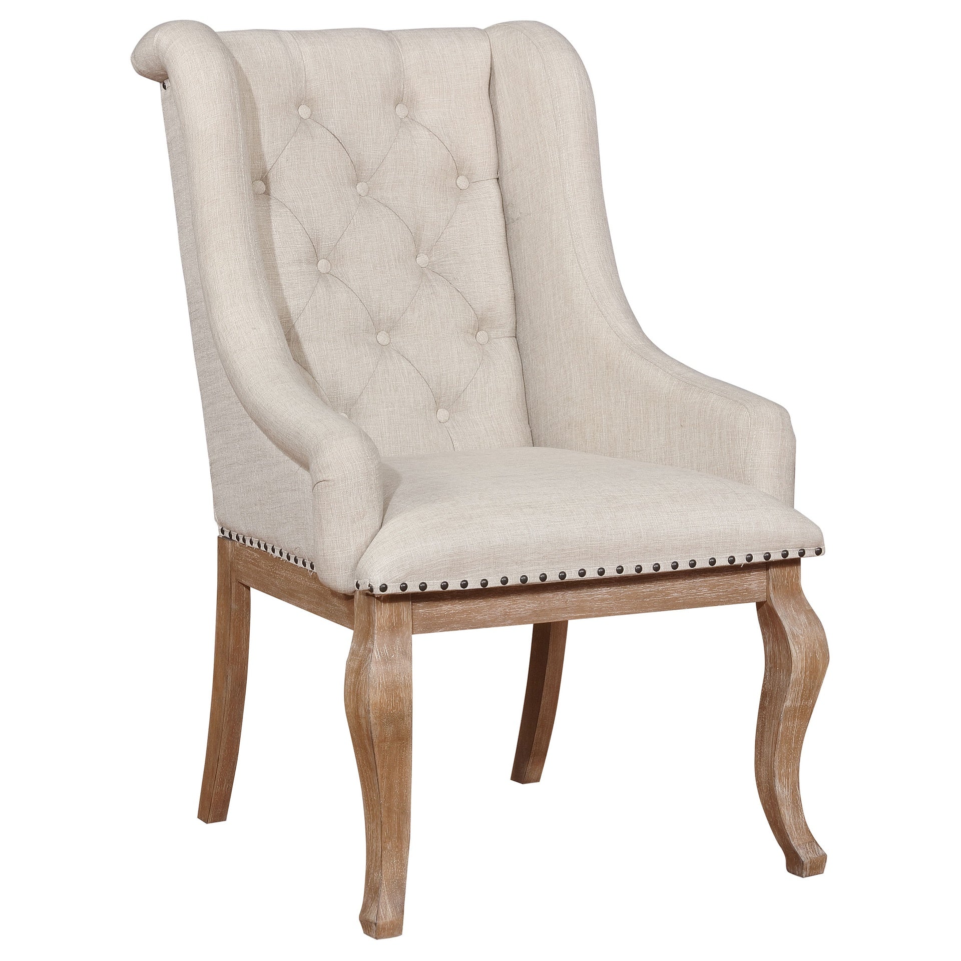 Fremont Barley Brown Upholstered Dining Chairs (Set of 2)
