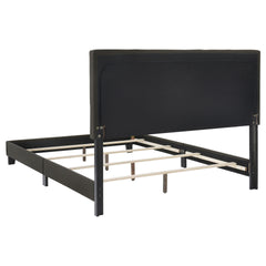 Dordrecht Charcoal Upholstered Eastern King Panel Bed