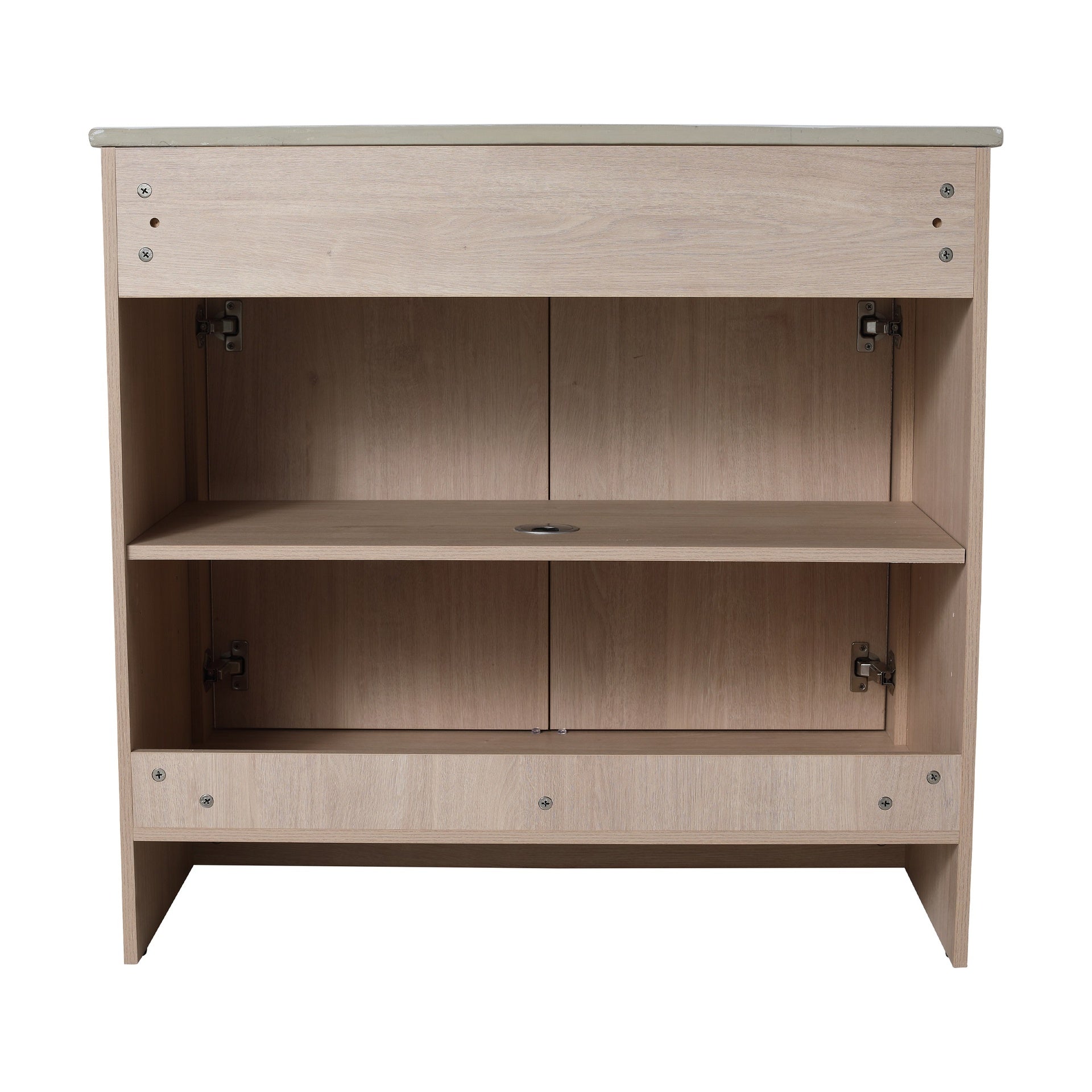 36" Freestanding Bathroom Vanity & 2 Soft-Close Cabinet Doors ((KD-PACKING),Only Including Cabine-BVB02436PLO