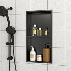 Double Shelf Stainless Steel Shower Niche For Bathroom,