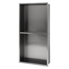 Double Shelf Stainless Steel Shower Niche For Bathroom,
