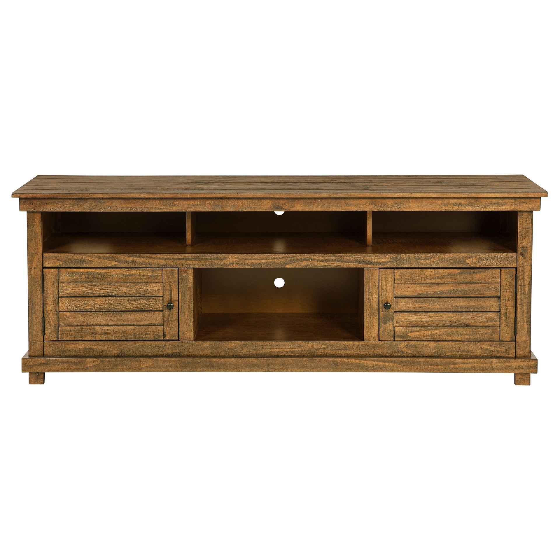 Castleton Distressed Brown TV Stand Media Console