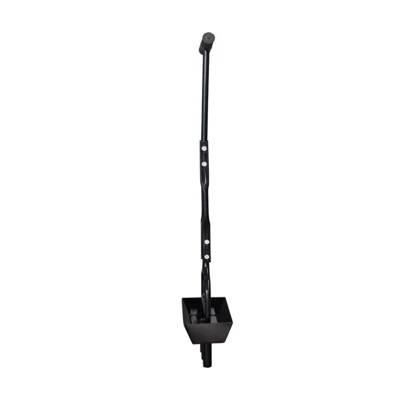 Manual Lawn Aerator with Tray & 3 Hollow Slots Manual Soil Corer Collector Lawn