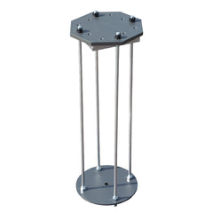 Patio Umbrella Base in Ground, Heavy-Duty Steel Construction for Stability, Supports up to 700LBS, 7.8" x 7.8" x 22"