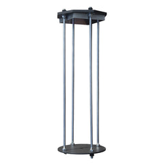 Patio Umbrella Base in Ground, Heavy-Duty Steel Construction for Stability, Supports up to 700LBS, 7.8" x 7.8" x 22"