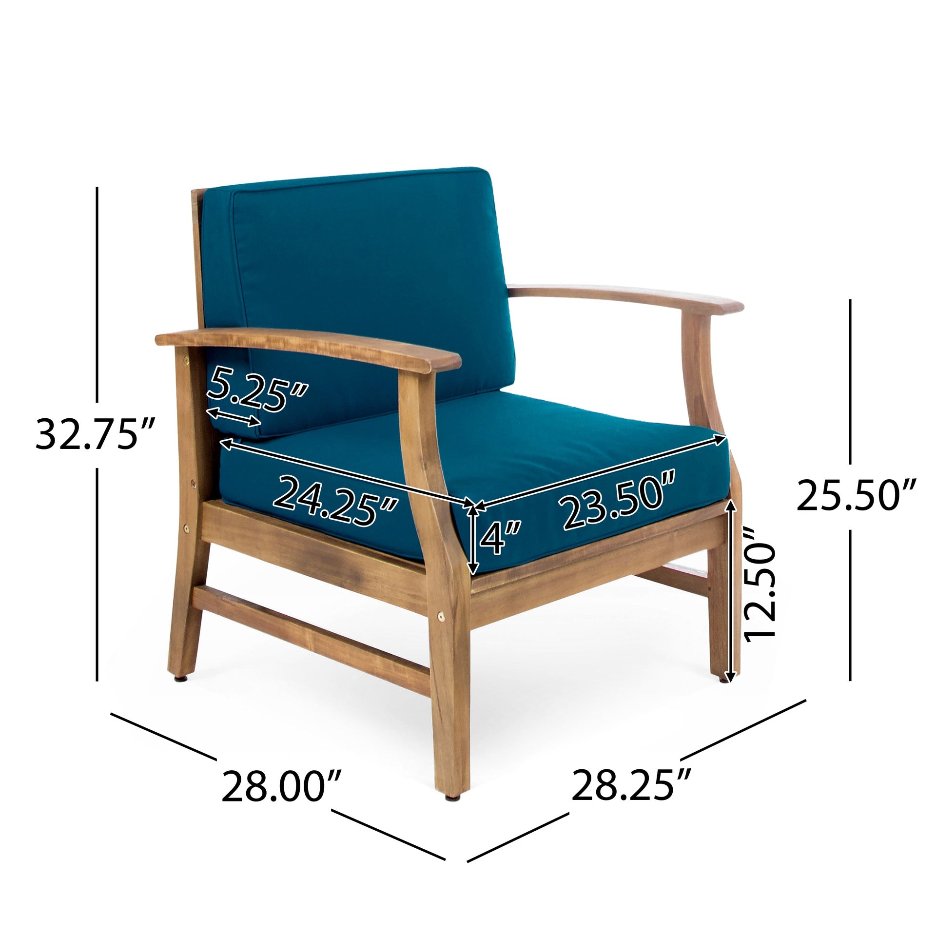 PERLA CLUB CHAIRS SET OF 2, BLUE