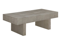 1pc Contemporary Style Brown Gray Coffee Table Rectangular Table Top Wooden Living Room Furniture