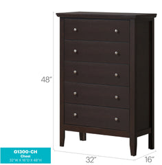 Primo G1300-CH Chest , Espresso