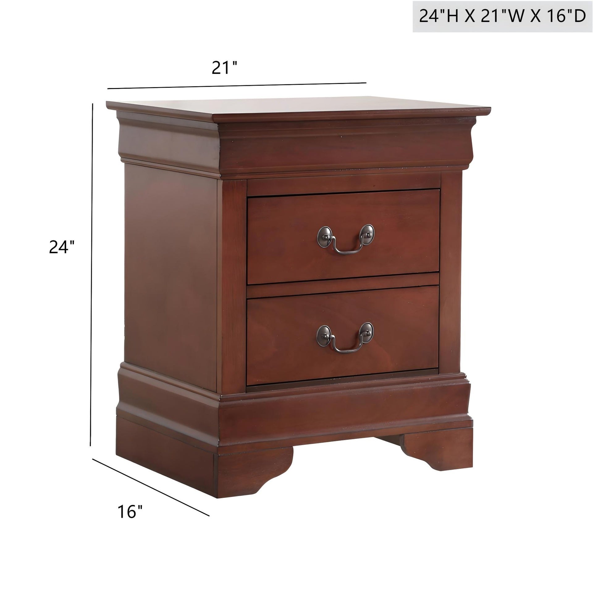 Elegant Traditional Cherry Nightstand