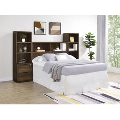 Geary Pine 3-piece Full Bedroom Set with Bookcase Headboard