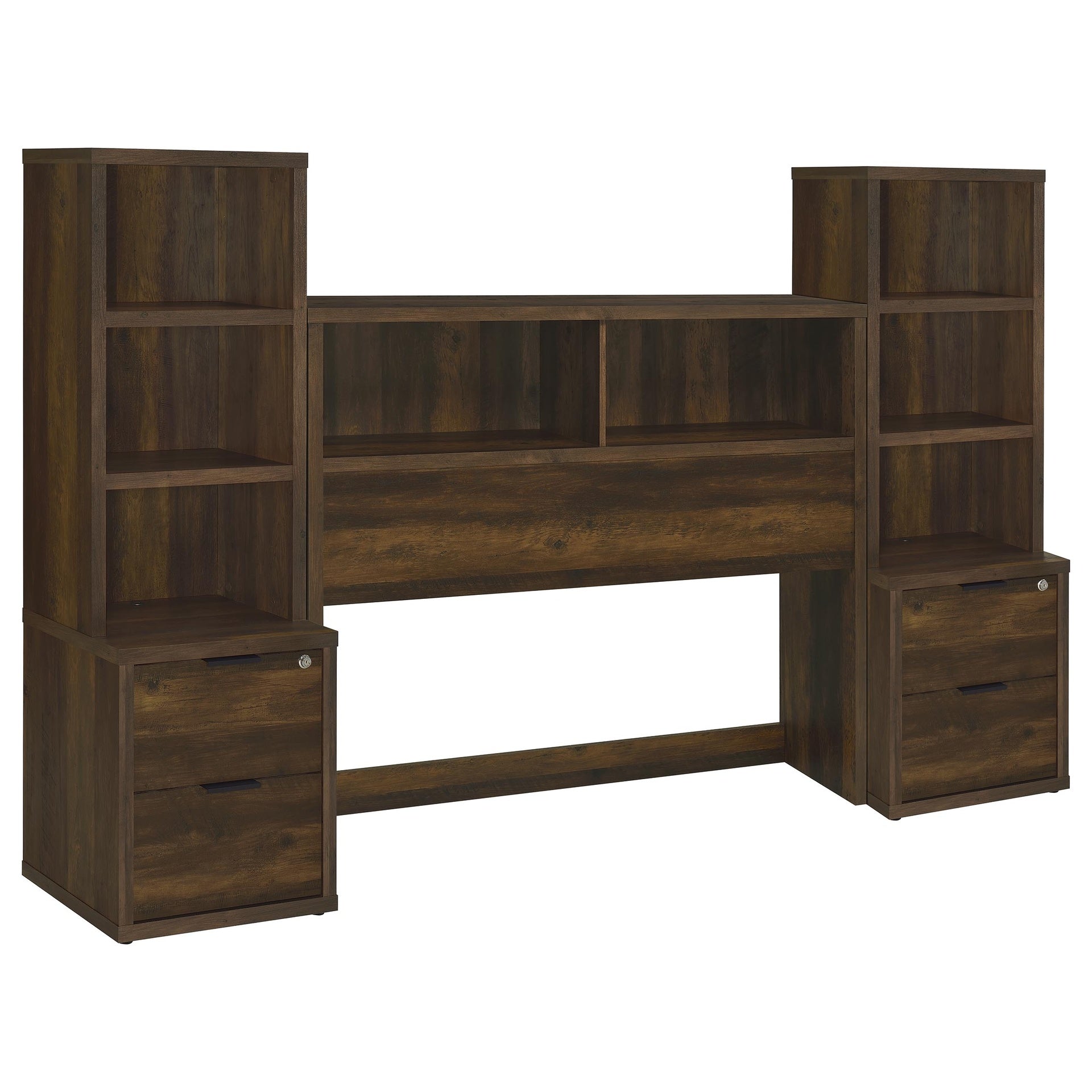 Geary Pine 3-piece Full Bedroom Set with Bookcase Headboard