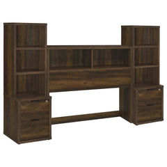 Geary Pine 3-piece Full Bedroom Set with Bookcase Headboard