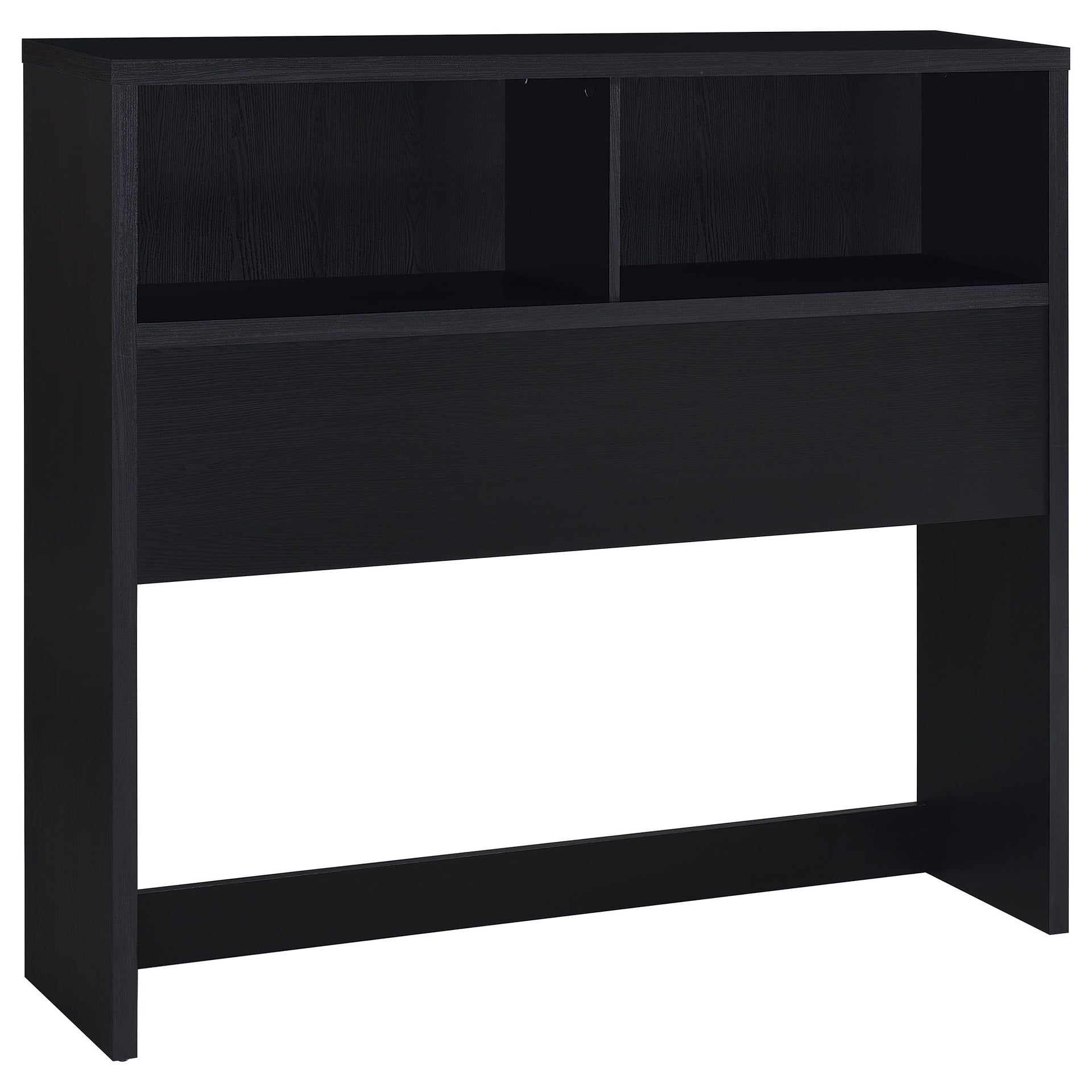 Geary Black 3-piece Full Bedroom Set with Bookcase Headboard