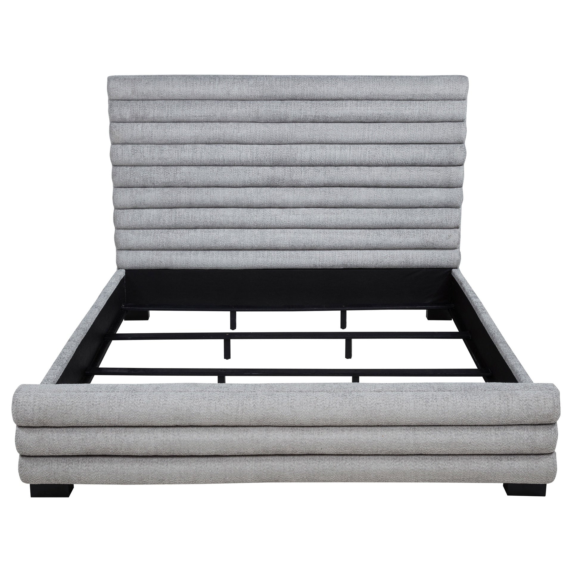 Fandango Grey Upholstered Eastern King Bed
