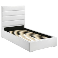 Dulcey White High Gloss 5-piece Twin Bedroom Set