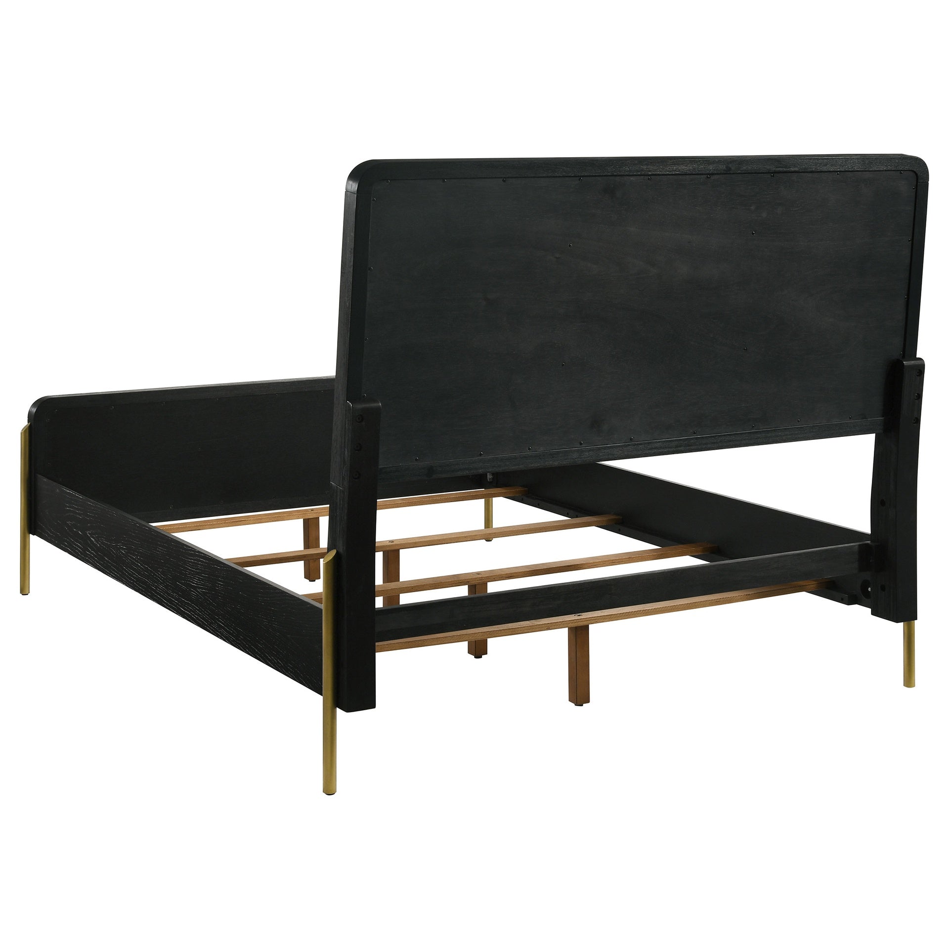 Anser Black and Natural 5-piece Eastern King Bedroom Set