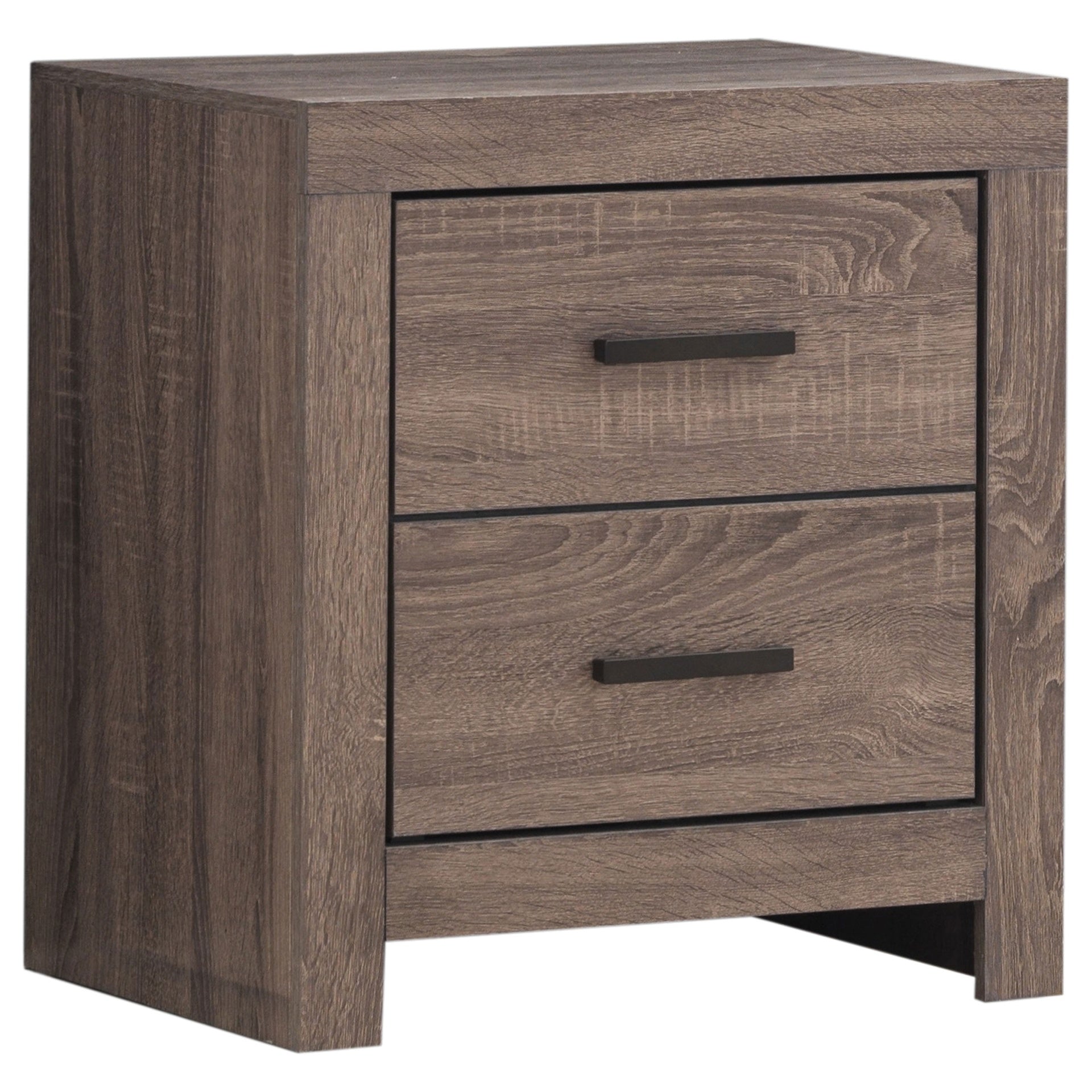 Geary Oak 5-piece Slatted Headboard Panel Bedroom Set